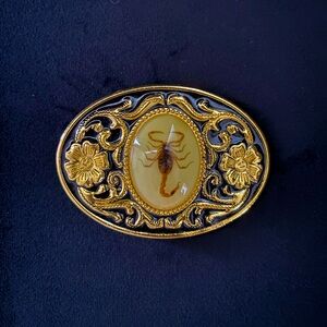 Scorpion belt buckle